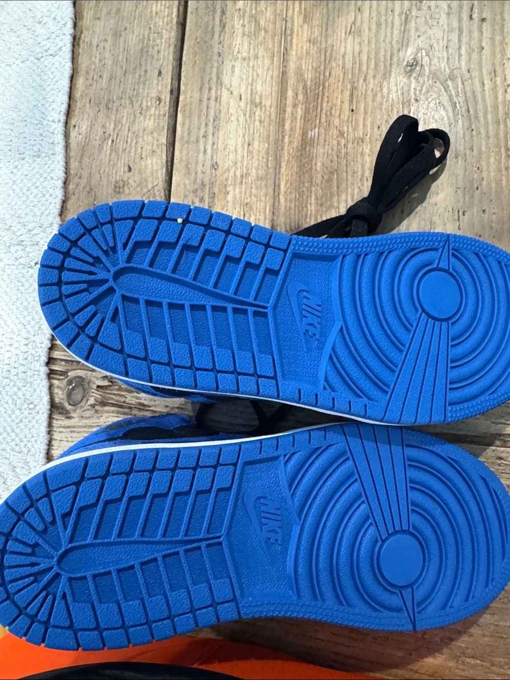 Jordan Kids Sneakers Black/Blue -Box Included